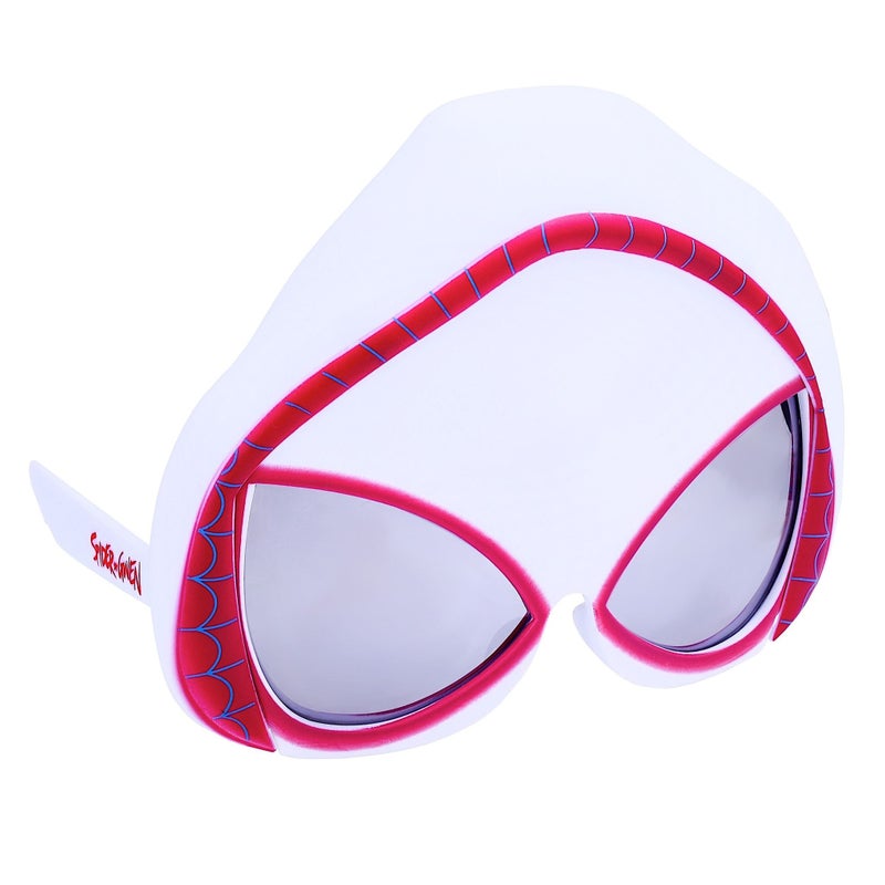Sun-Staches Spider-Gwen Sunglasses | Ghost Spider Women's Costume Mask | UV 400 | One Size Fits Most - Image 1